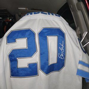Authentic 1996 Lions throwback signed Barry Sanders